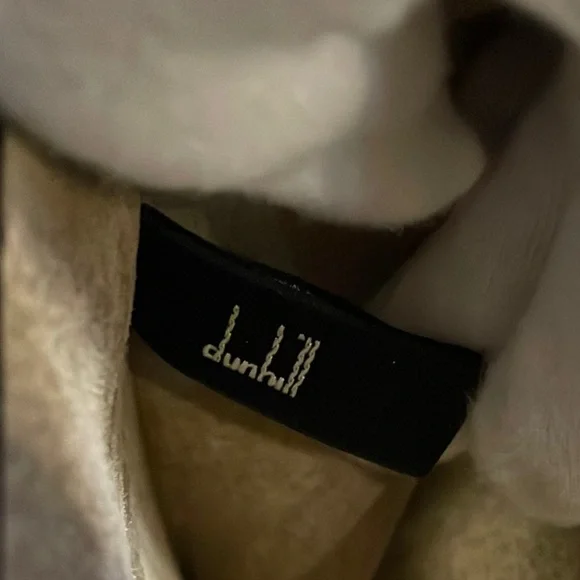 Dunhill Authentic Vintage Black Lockable Leather Clutch/Wristlet w/ Gold Accents - Picture 15 of 16